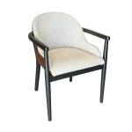 AKS 543 Drvena Fotelja Krem & Orah